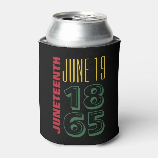 1865年6月19日タイポグラフィ黒史 缶クーラー (缶正面)