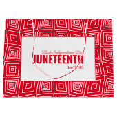 1865年6月19日ブラックフリーダムデー ラージペーパーバッグ (正面)