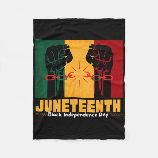 1865年6月19日ブラック・インディペンデンス・デイ フリースブランケット (正面)