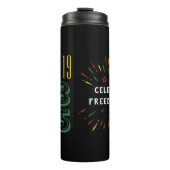 1865年6月19日黒人歴史花火 タンブラー (正面)