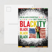 1865年6月19日1865年ブラッククイーンズ・メラニン・キング シーズンポストカード (正面/裏面)