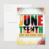 1865年6月19日1865年ブラッククイーンズ・メラニン・キング シーズンポストカード (正面/裏面)