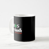 1865年6月19日 すべての鎖を壊せ メラニン 黒い誇り コーヒーマグカップ (正面左)