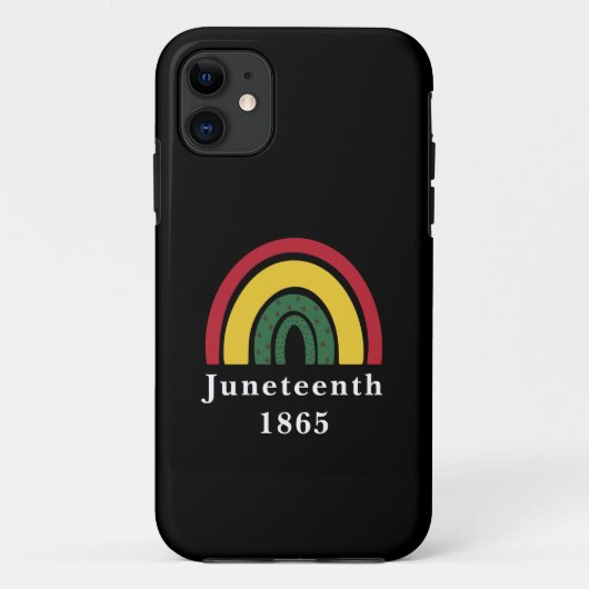 1865年6月19日 アフリカ系アメリカ人 ブラックヒストリー Case-Mate iPhoneケース (裏面)