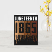 1865年6月19日Freedom Day Me カード (黄色い花)