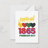 1865年6月 ノートカード (正面)