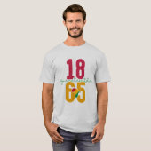 1865年6月 – 黒史 Tシャツ (正面フル)