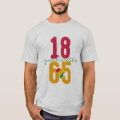 1865年6月 – 黒史 Tシャツ (正面)