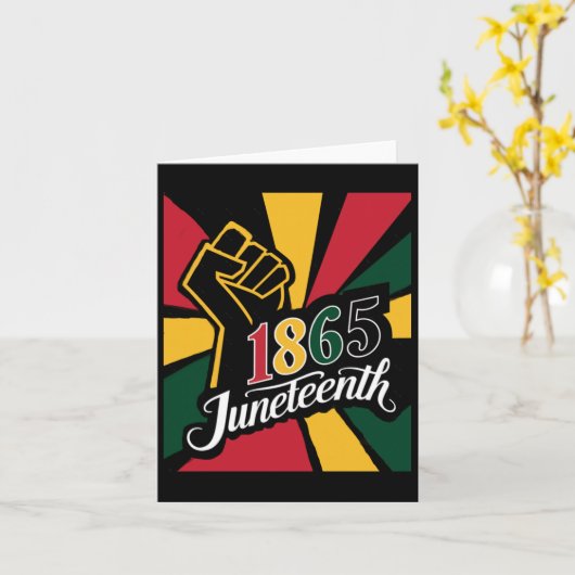 1865年6月V5 カード (黄色い花)