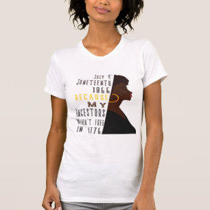 1865年(1865年)7月4日-私の祖先のため Tシャツ