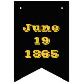 1865祝年の自由の連帯 バンティングフラッグ (第1の旗)