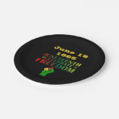 1865祝年の自由の連帯 ペーパープレート (アングル)