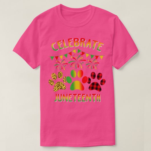 1865祝年6月19日ドッグポーインディペ Tシャツ (デザイン正面)
