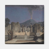 1866年ポンペイの廃墟の夢 マグネット (正面)