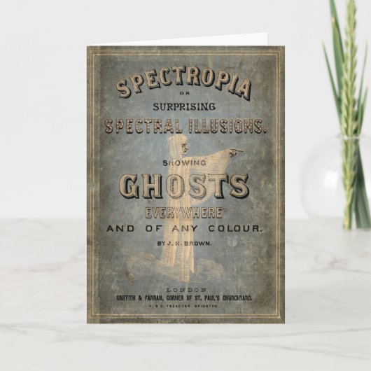 1866年幽霊集 – "Spectropia" カード (正面)