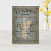 1866年幽霊集 – "Spectropia" カード (黄色い花)