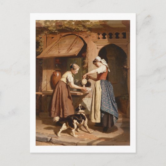 1866年、乳製品(パネル油) ポストカード (正面)