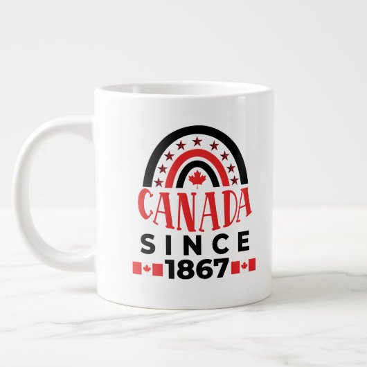 1867年からのカナダ ジャンボコーヒーマグカップ (左)