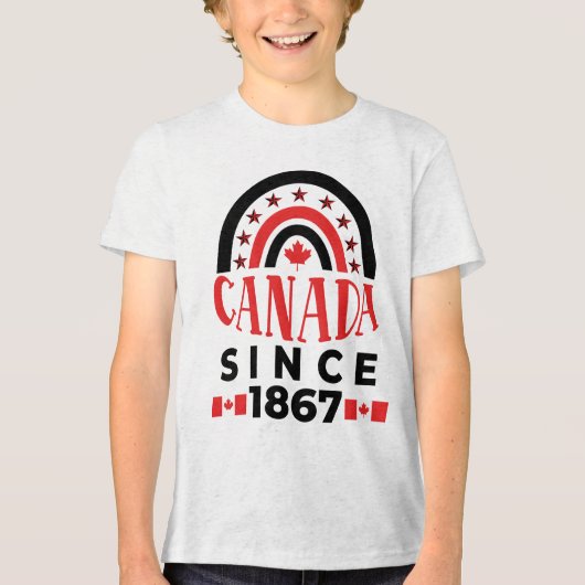 1867年からのカナダ トライブレンドＴシャツ (正面)