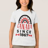 1867年からのカナダ トライブレンドＴシャツ (正面)