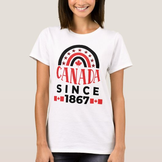 1867年からのカナダ Tシャツ (正面)