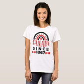 1867年からのカナダ Tシャツ (正面フル)