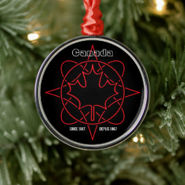 1867年からカナダ メタルオーナメント