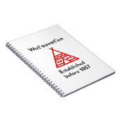 1867年のシルエット以前に誕生した和風天 ノートブック (右側)