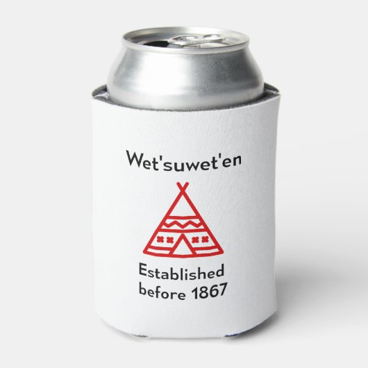 1867年のシルエット以前に誕生した和風天 缶クーラー (缶正面)