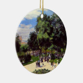 1867年のパリ万国博覧会のシャンゼリゼ セラミックオーナメント (右)