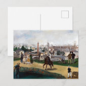 1867年の世界展からエドワール・マネ ポストカード (正面/裏面)