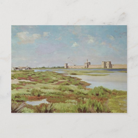 1867年、アイギュ・モルテの市壁 ポストカード (正面)