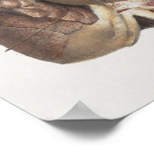 1867肺ハートヴィンテージ解剖学プリント ポスター (角)