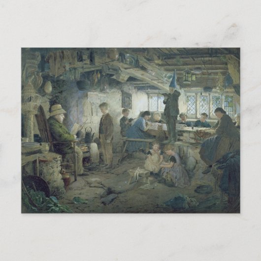 1868年の厳しい学長 ポストカード (正面)