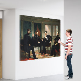 1868年の絵画「平和をもたらす者たち」 キャンバスプリント