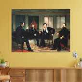 1868年絵画の平和構築国 キャンバスプリント (インサイチュ (リビング))