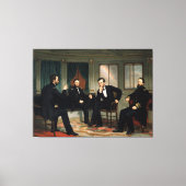 1868年絵画の平和構築国 キャンバスプリント (正面)