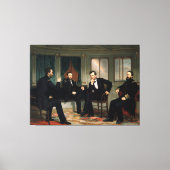 1868年絵画の平和構築国 キャンバスプリント (正面)