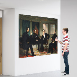 1868年絵画の平和構築国 キャンバスプリント