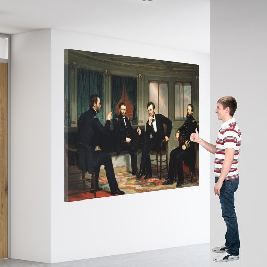 1868年絵画の平和構築国 キャンバスプリント