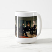 1868年絵画の平和構築国 コーヒーマグカップ (正面右)
