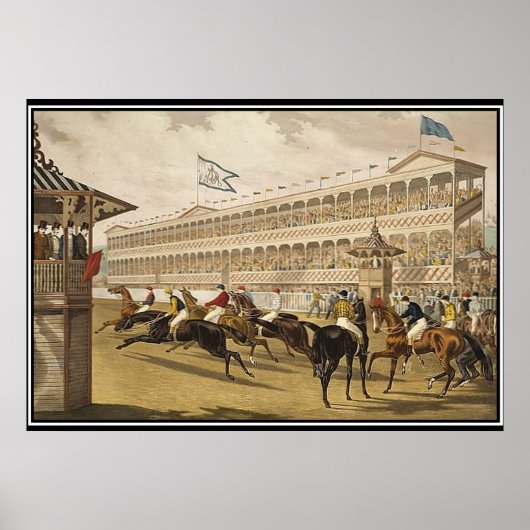 1868年 ジェロームパーク競馬 ヴィンテージポスター ポスター (正面)