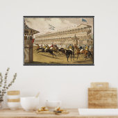 1868年 ジェロームパーク競馬 ヴィンテージポスター ポスター (キッチン)