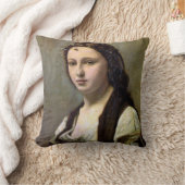 1868年～1870年、真珠を持つ女性 クッション (ブランケット)