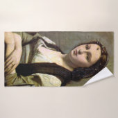 1868年～1870年、真珠を持つ女性 バスタオル (バスタオル)