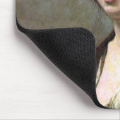 1868年~1870年、真珠を持つ女性 マウスパッド (コーナー)