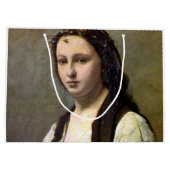 1868年~1870年、真珠を持つ女性 ラージペーパーバッグ (裏面)