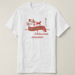 〒1868-1962シカゴ市ヘンリチズレストラン Tシャツ