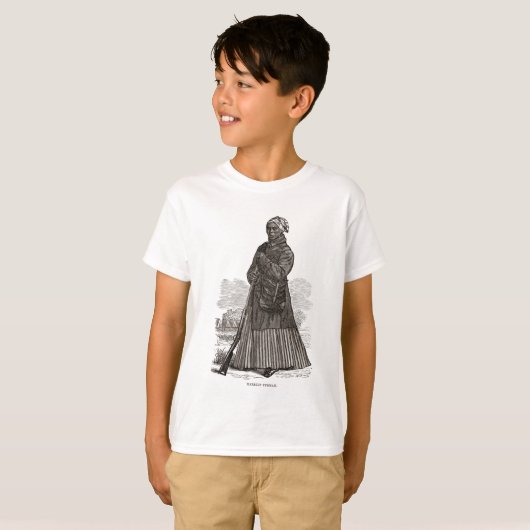 1869年の前のハリエットTubmanの木版画のイメージ、 Tシャツ (正面フル)