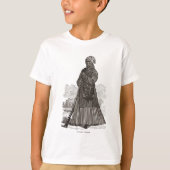 1869年の前のハリエットTubmanの木版画のイメージ、 Tシャツ (正面)